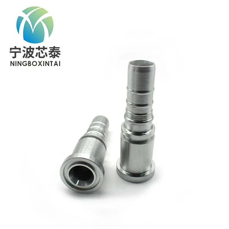 SAE Flange Carbon Steel Hydraulic Pipe Fitting Swaged Hose Fittings