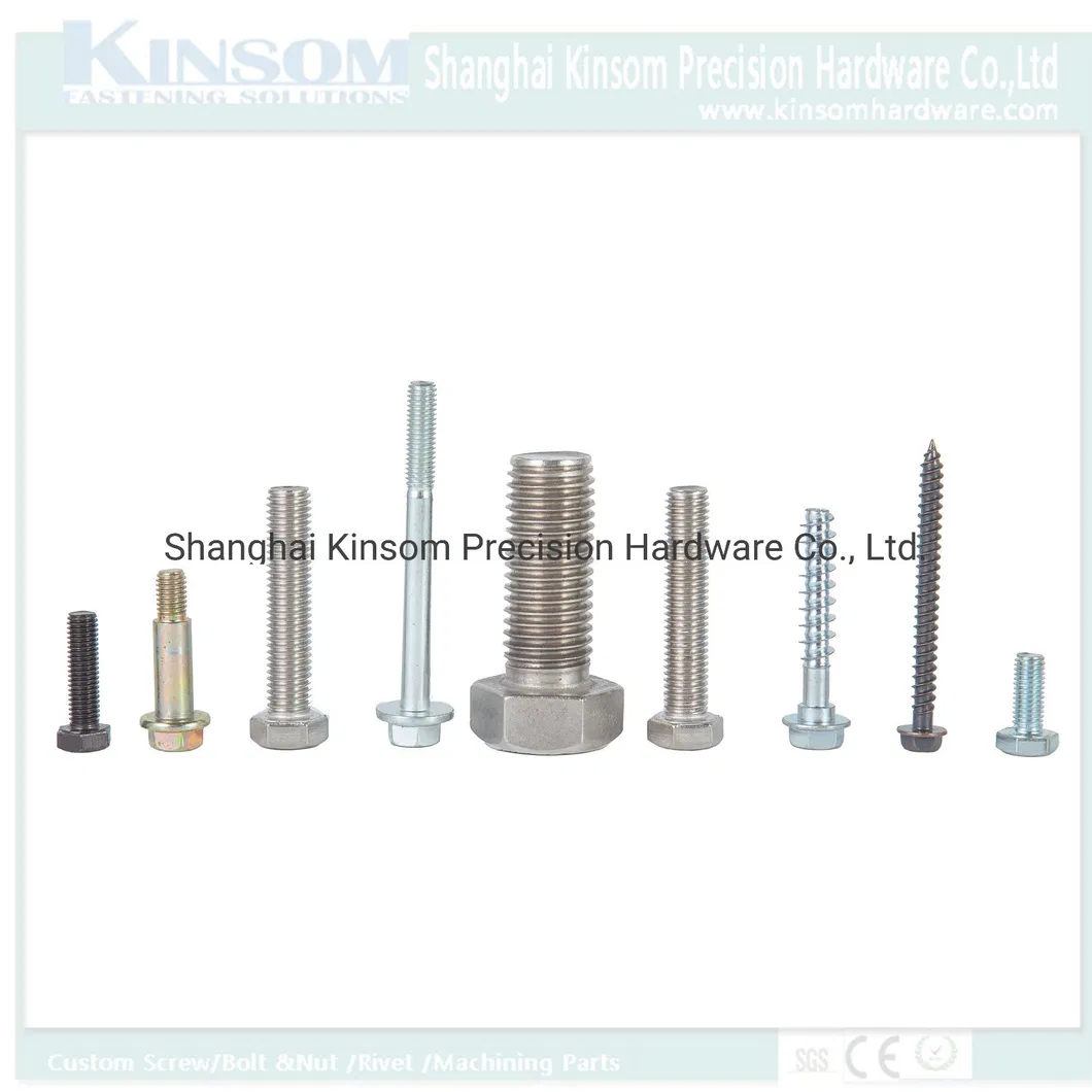 Square Head Neck Wheel Knurled Bolt Custom Fasteners with Black Zinc Nickel Finish 35K 45K