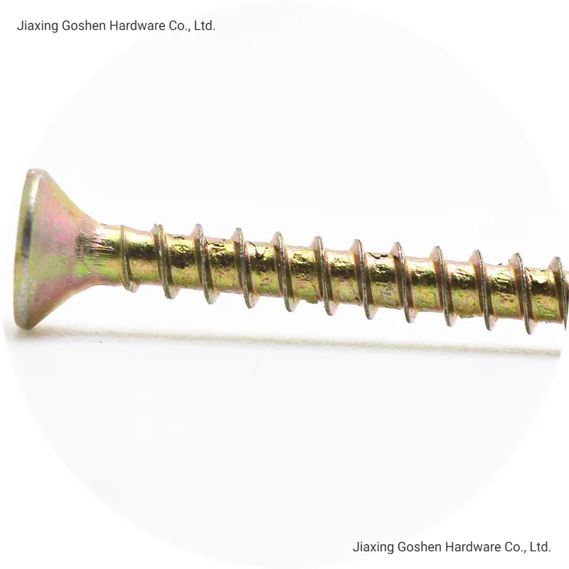 St4.2 Countersunk Head Cross Recessed with Ribs Tail Cutting Chipboard Screw