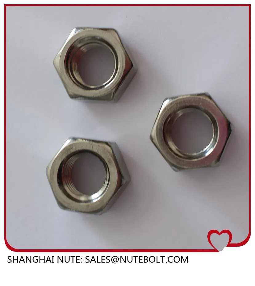 Stainless Steel 304 316 Hex Nuts DIN934 M39