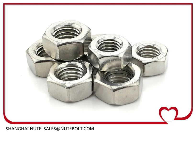 Stainless Steel 304 316 Hex Nuts DIN934 M39