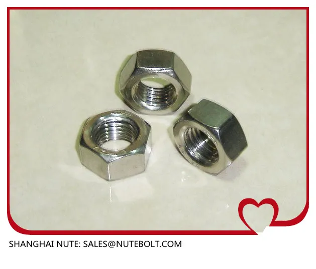 Stainless Steel 304 316 Hex Nuts DIN934 M39