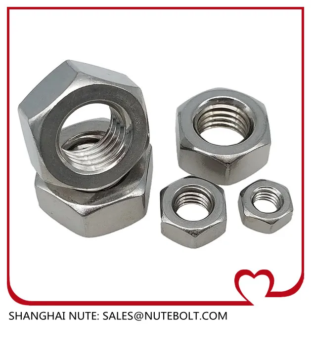 Stainless Steel 304 316 Hex Nuts DIN934 M39