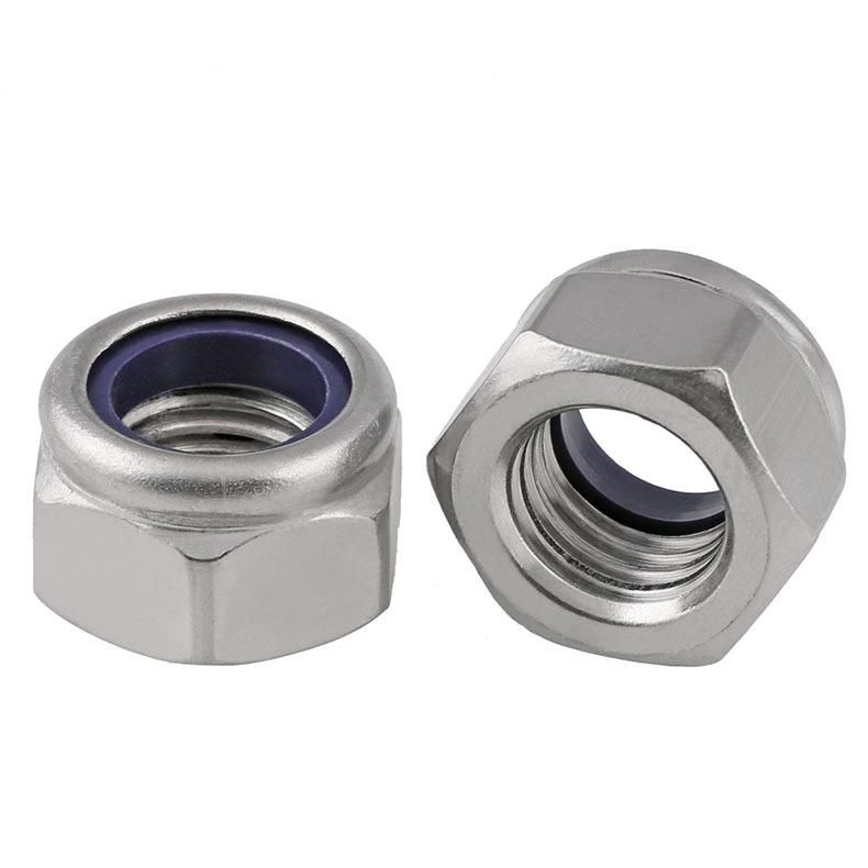 Stainless Steel 304 DIN985 Nylon Lock Nuts A2-70
