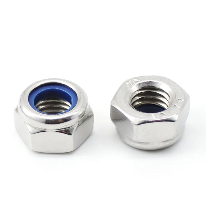 Stainless Steel 304 DIN985 Nylon Lock Nuts A2-70