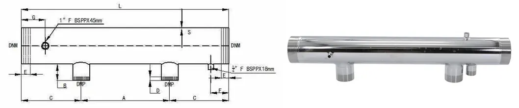 Stainless Steel 304 Flange Adapter
