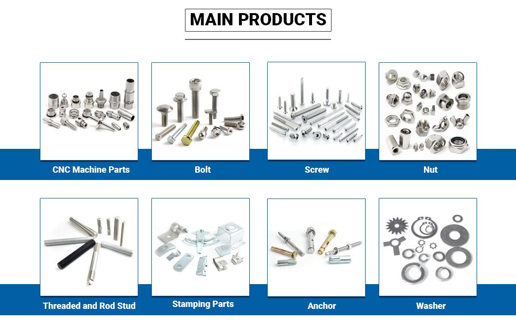 Stainless Steel 304 SS316 304 Square Head Hammer Bolt