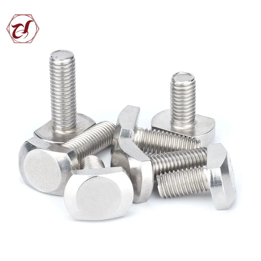 Stainless Steel 304 SS316 304 Square Head Hammer Bolt