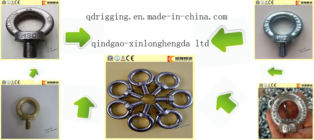 Stainless Steel DIN582 Lifting Eye Nuts M6-M36