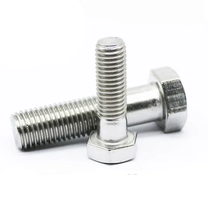 Stainless Steel DIN933 Hex Bolt with Nut and Washer
