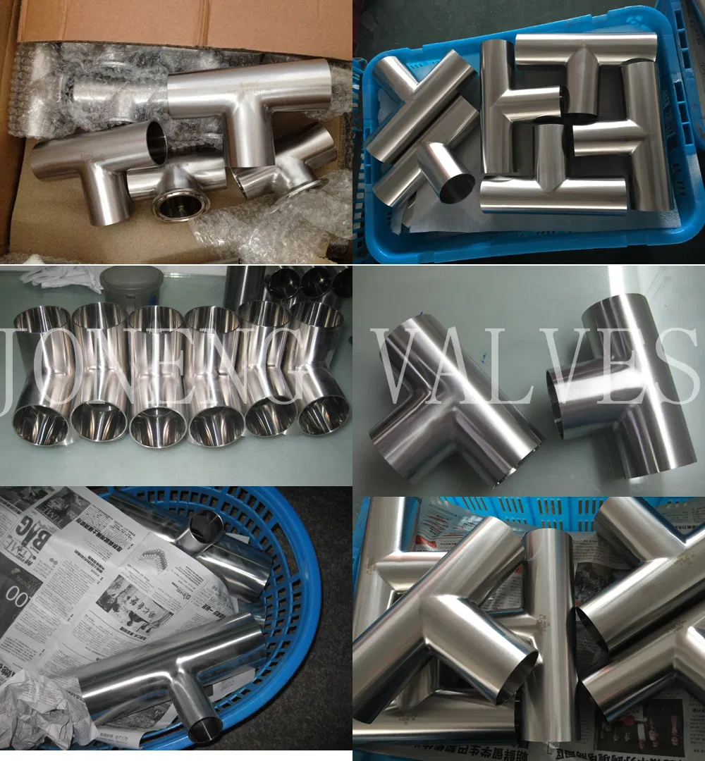 Stainless Steel Food Grade 3A Equal Tee Piece