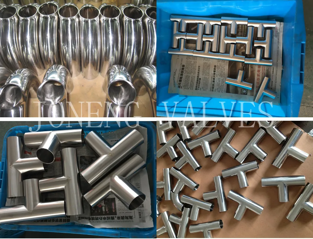 Stainless Steel Food Grade 3A Equal Tee Piece