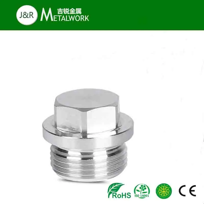 Stainless Steel Heavy-Duty Hexagon Hex Head Screw Plugs (DIN910)