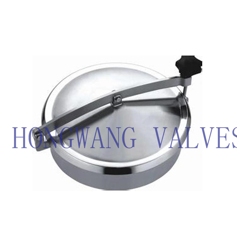 Stainless Steel Sanitary Round Outward Manhole Cover Manway with Pressure (HW-ML 1001)