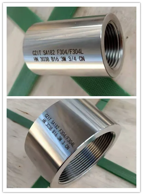 Stainless Steel SS316L 1 Inch NPT Threaded 6000lbs Full Coupling