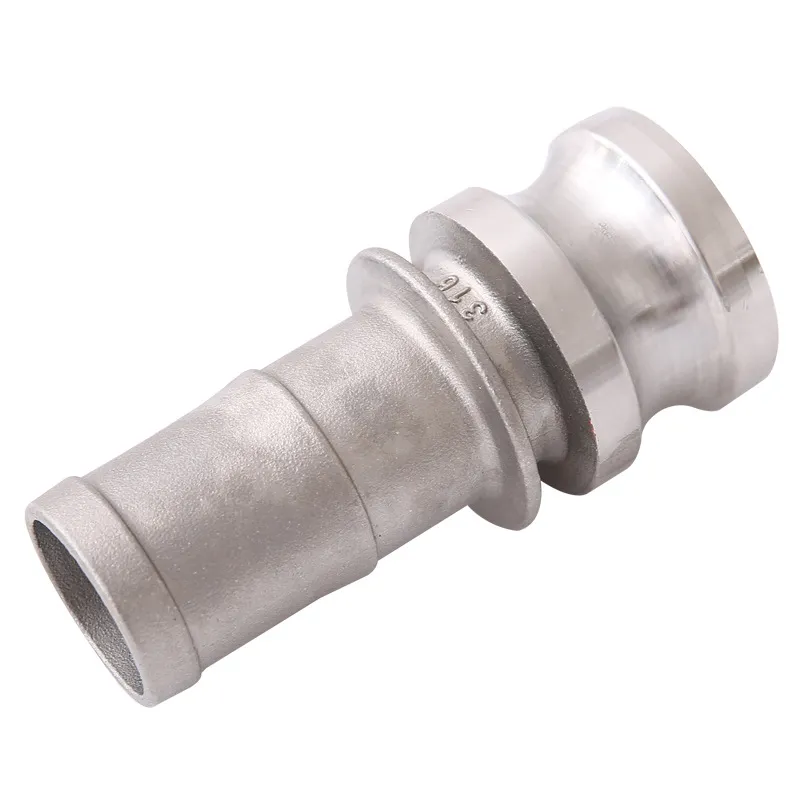 Stainless Steel SUS304 Handle Type Leather Connection Male End Water Pipe Clamp Clamp Quick Connector E Type