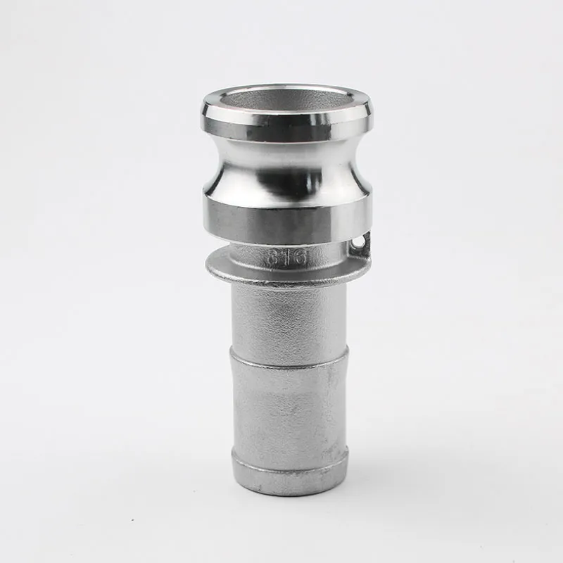 Stainless Steel SUS304 Handle Type Leather Connection Male End Water Pipe Clamp Clamp Quick Connector E Type