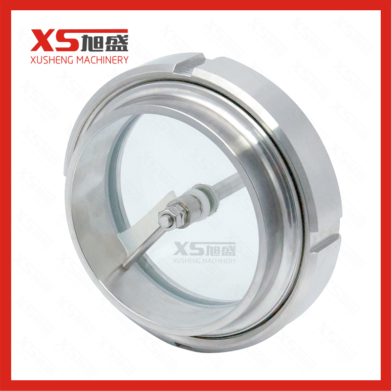 Stainless Steel Tank Union Type Sight Glass with Wiper