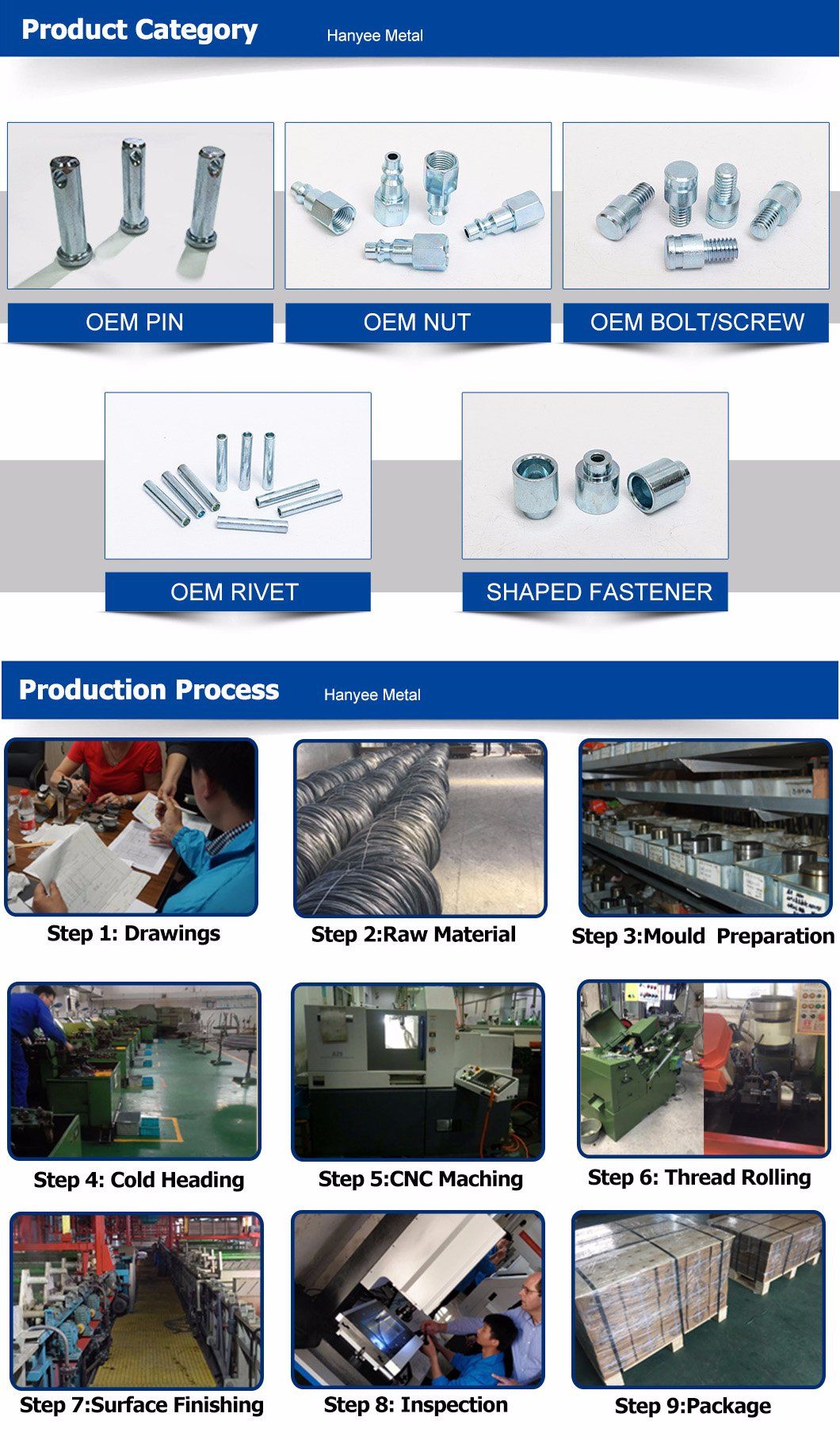 Superior Factory in China, Round Head Bolt