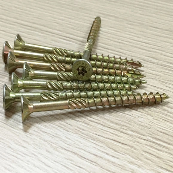 T30/T25 White Yellow Zinc Concrete Window Frame Screw