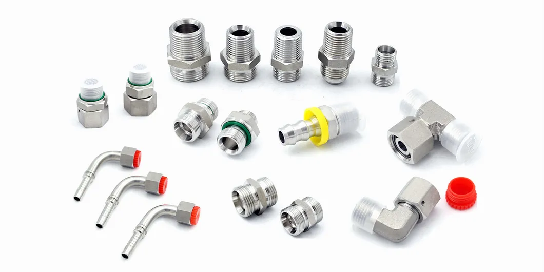 Tee Asaptors Carbon Steel Swagelok Standard Hydraulic Pipe Fittings