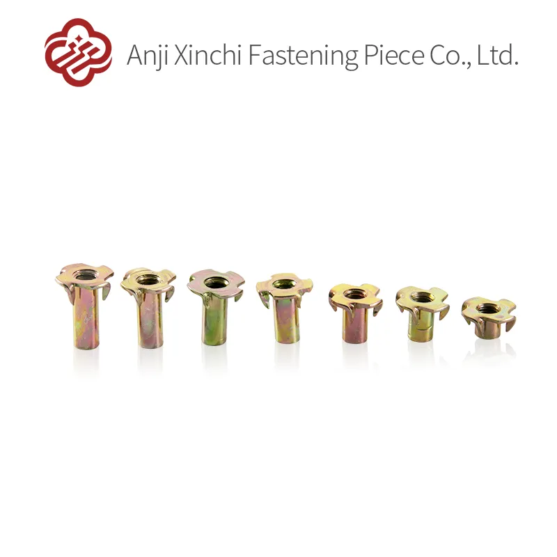 Tee Nut DIN 1624 Wood Insert T Nut with Four Prong