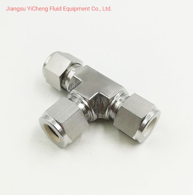 Tube Fittings & Pipe Fittings, 316 Ss Tees Unions, Hydraulic Tube Fittings, Can Combination with Swagelok