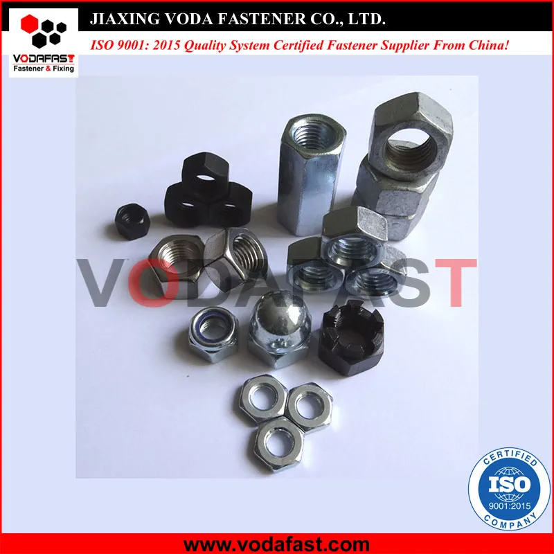 Vodafast DIN 1624 Drive in Nuts with 4 Pronges Zinc Plated