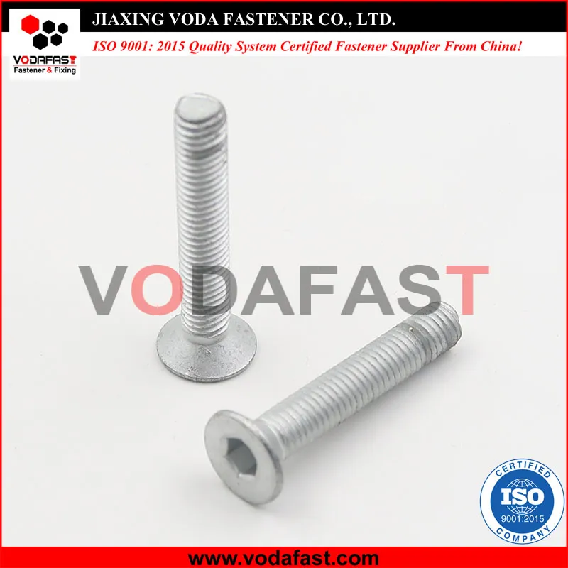 Vodafast DIN 653 Knurled Thumb Screw with Low Profile Class 4.8 8.8 10.9 12.9 Zinc Plated