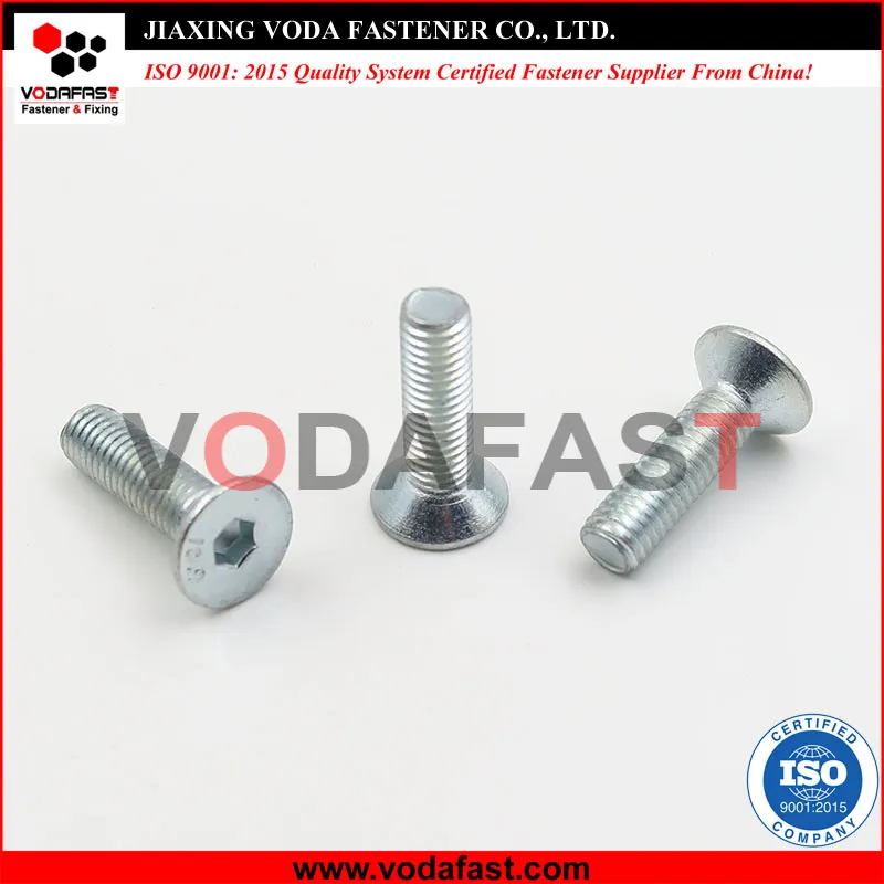 Vodafast DIN 653 Knurled Thumb Screw with Low Profile Class 4.8 8.8 10.9 12.9 Zinc Plated