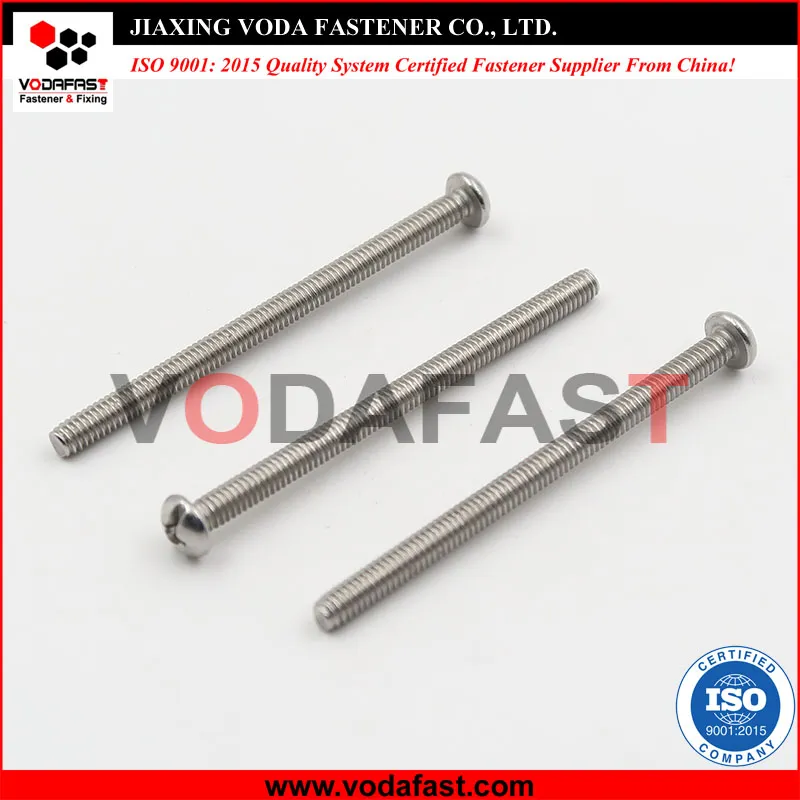 Vodafast DIN 965 Flat Head Phillips Machine Screw A2 Stainless Steel