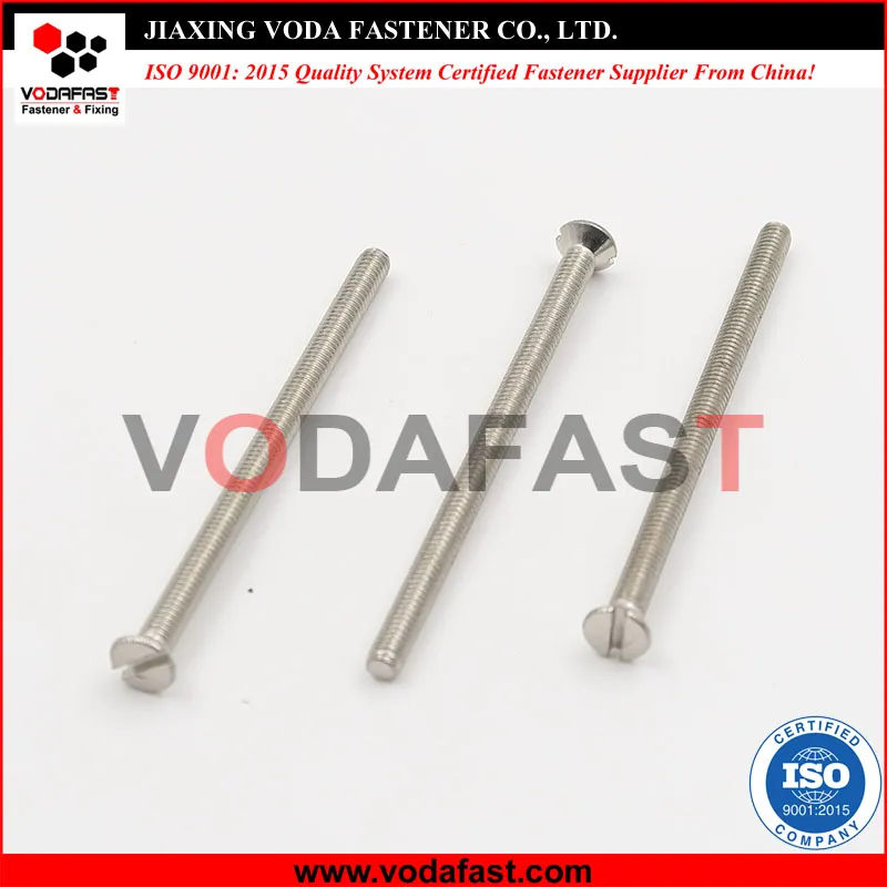 Vodafast DIN 965 Flat Head Phillips Machine Screw A2 Stainless Steel