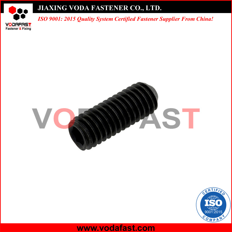 Vodafast ISO 4028 DIN 915 Hexagon Socket Set Screw with Dog Point Class 4.8 8.8 10.9 12.9 Black-3