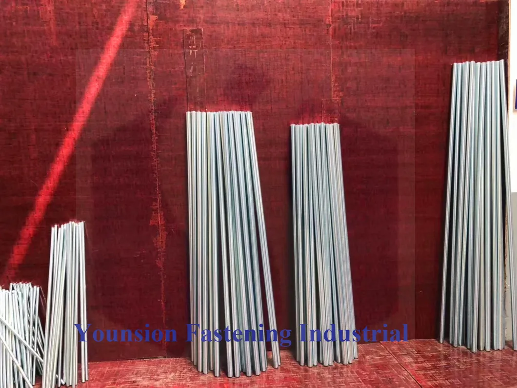 White Blue Zp with Blue Threaded Rod/Thread Rod in DIN976