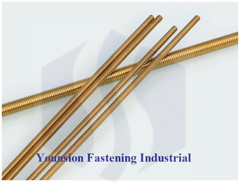 White Blue Zp with Blue Threaded Rod/Thread Rod in DIN976