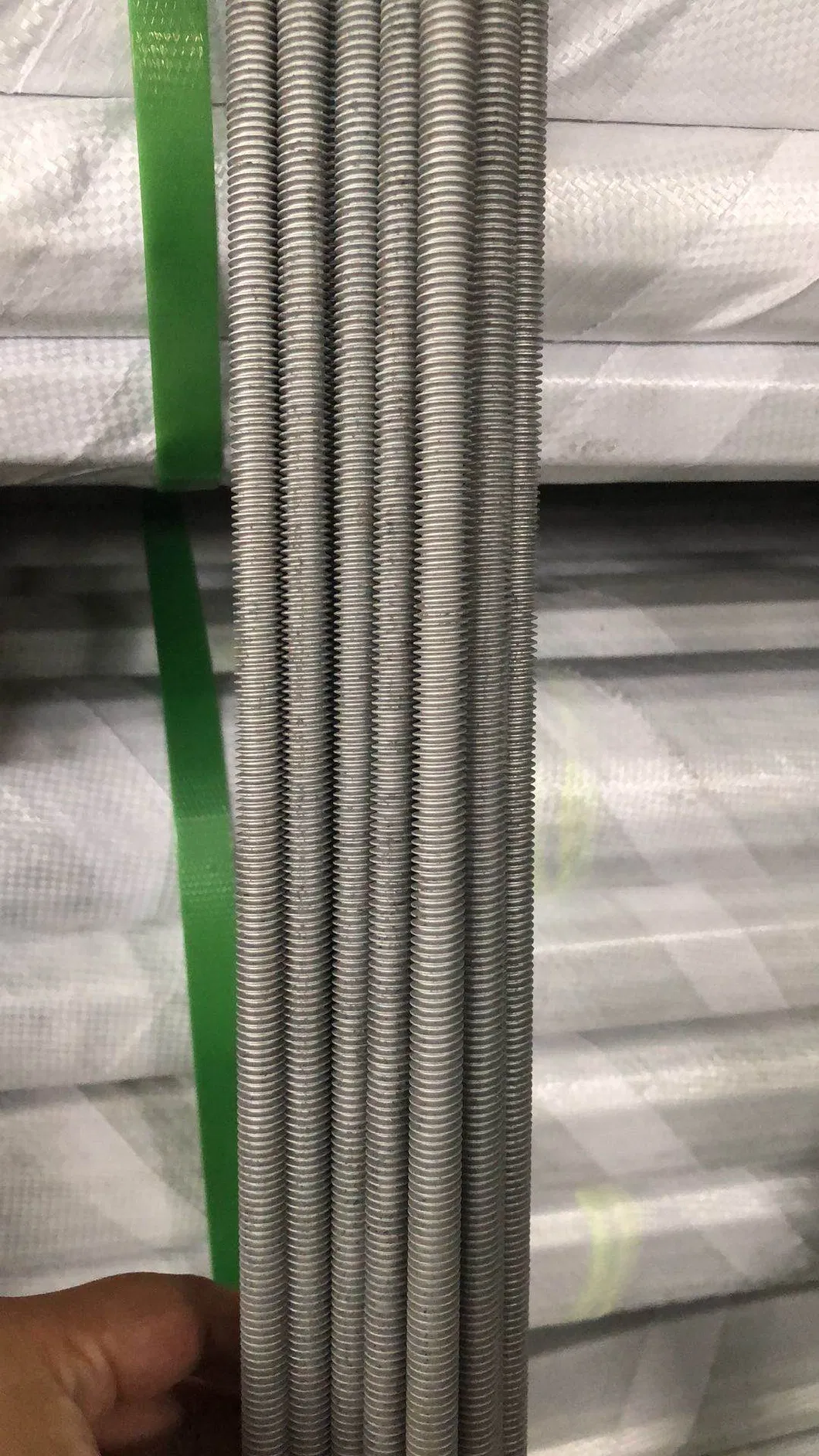 White Blue Zp with Blue Threaded Rod/Thread Rod in DIN976