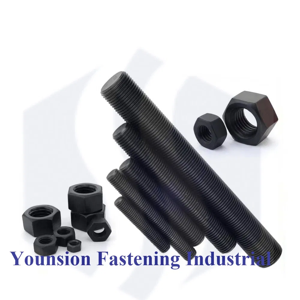 White Blue Zp with Blue Threaded Rod/Thread Rod in DIN976