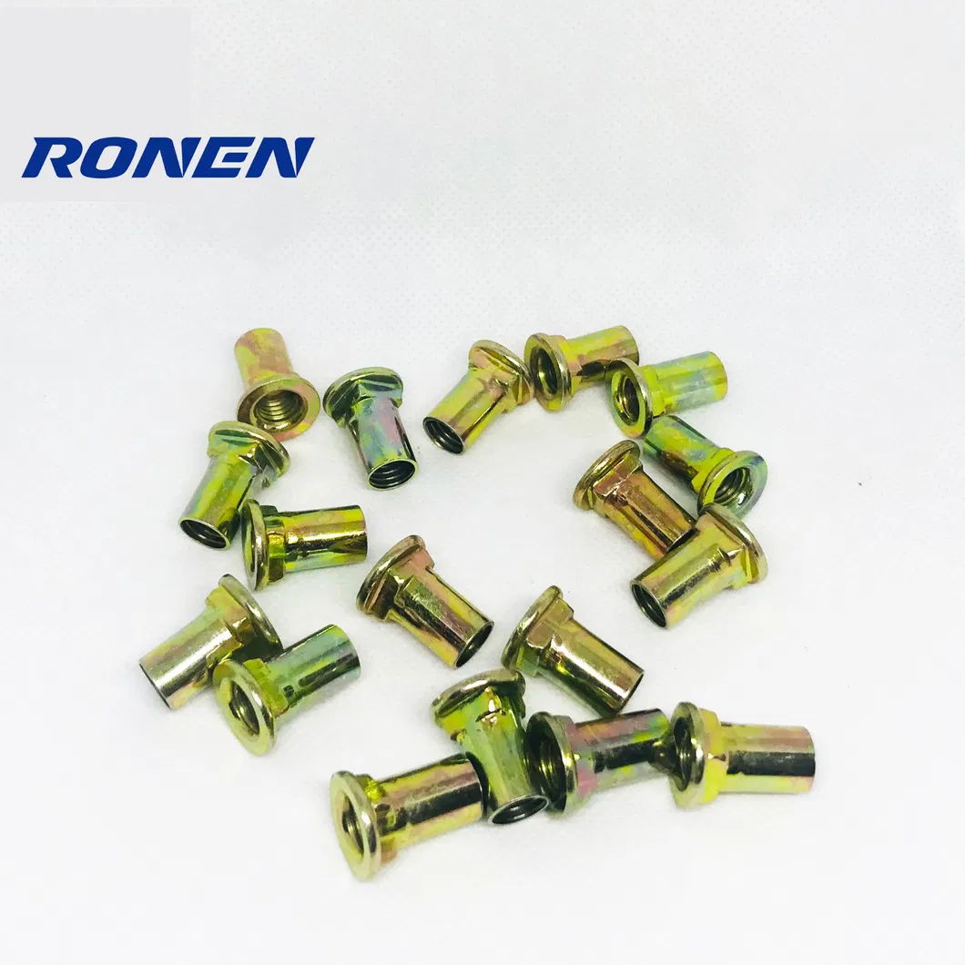 Wood Screw Insert Nut 4 Prong DIN 1624 Furniture Tee Nut
