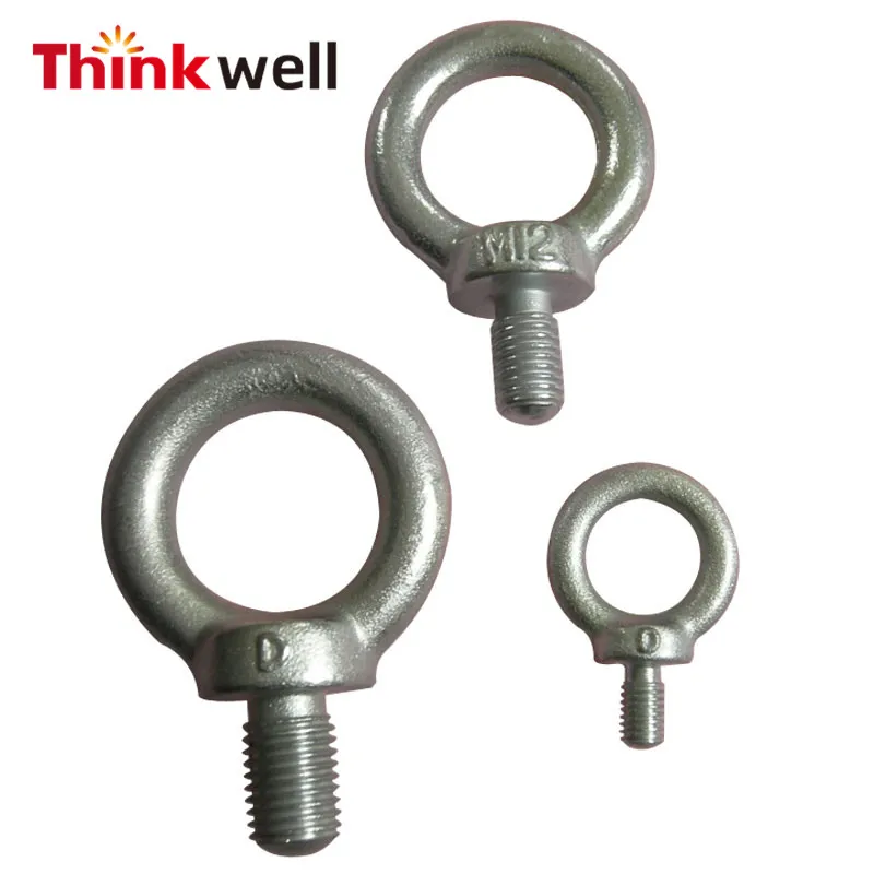 Zinc Plated Forged Steel JIS 1168 Screw Eye Bolt